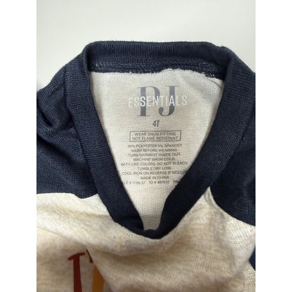 PJ Essentials Thanksgiving pajamas PJ pants set Turkey I'm Stuffed 4T NWT SOFT - Picture 3 of 5